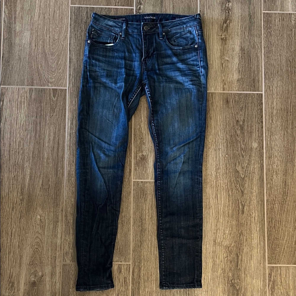 Vigoss Women's Skinny Jeans - Dark Blue